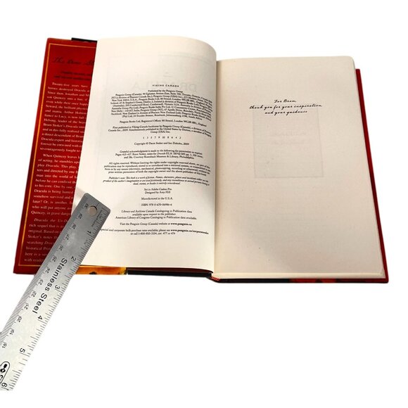 Dracula The Un-Dead Dacre Stoker HC DJ Book Sequel First Ed First Print 2009 - Picture 6 of 9